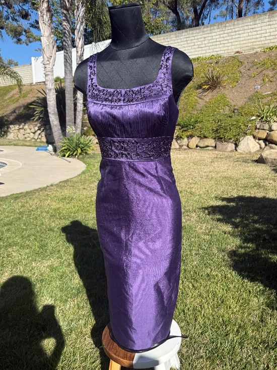 Adrianna Papell Dresses & Skirts - Adrianna Papell Occasions 100% Silk Beaded Midi Dress